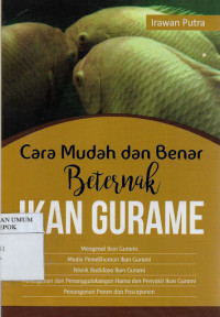 Image of Cara Mudah dan Benar Beternak Ikan Gurame