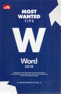 Image of Most Waned Tips Word 2019