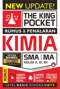 Image of The King Pocket Kimia SMA/MA Kelas 10, 11, 12